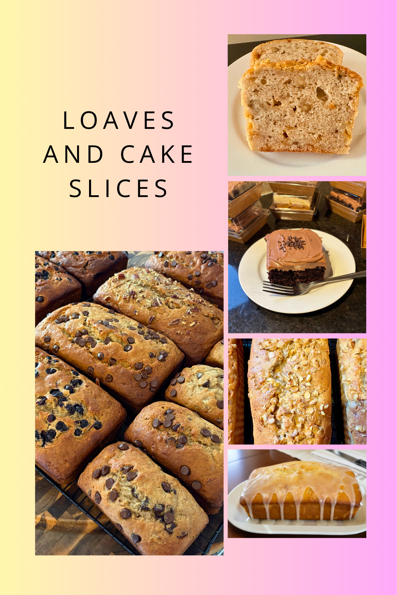 Loaves and Cake Slices: Bakeshoppe Collection