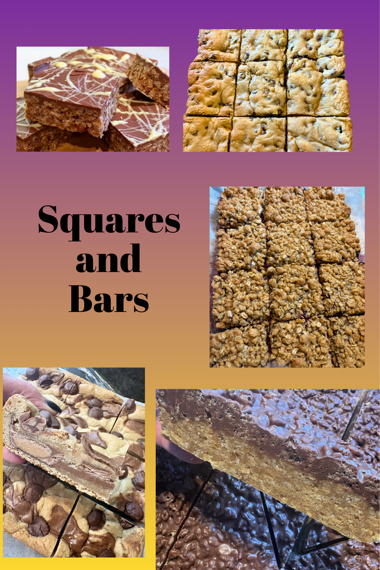 Squares & Bars:  Bakeshoppe Collection