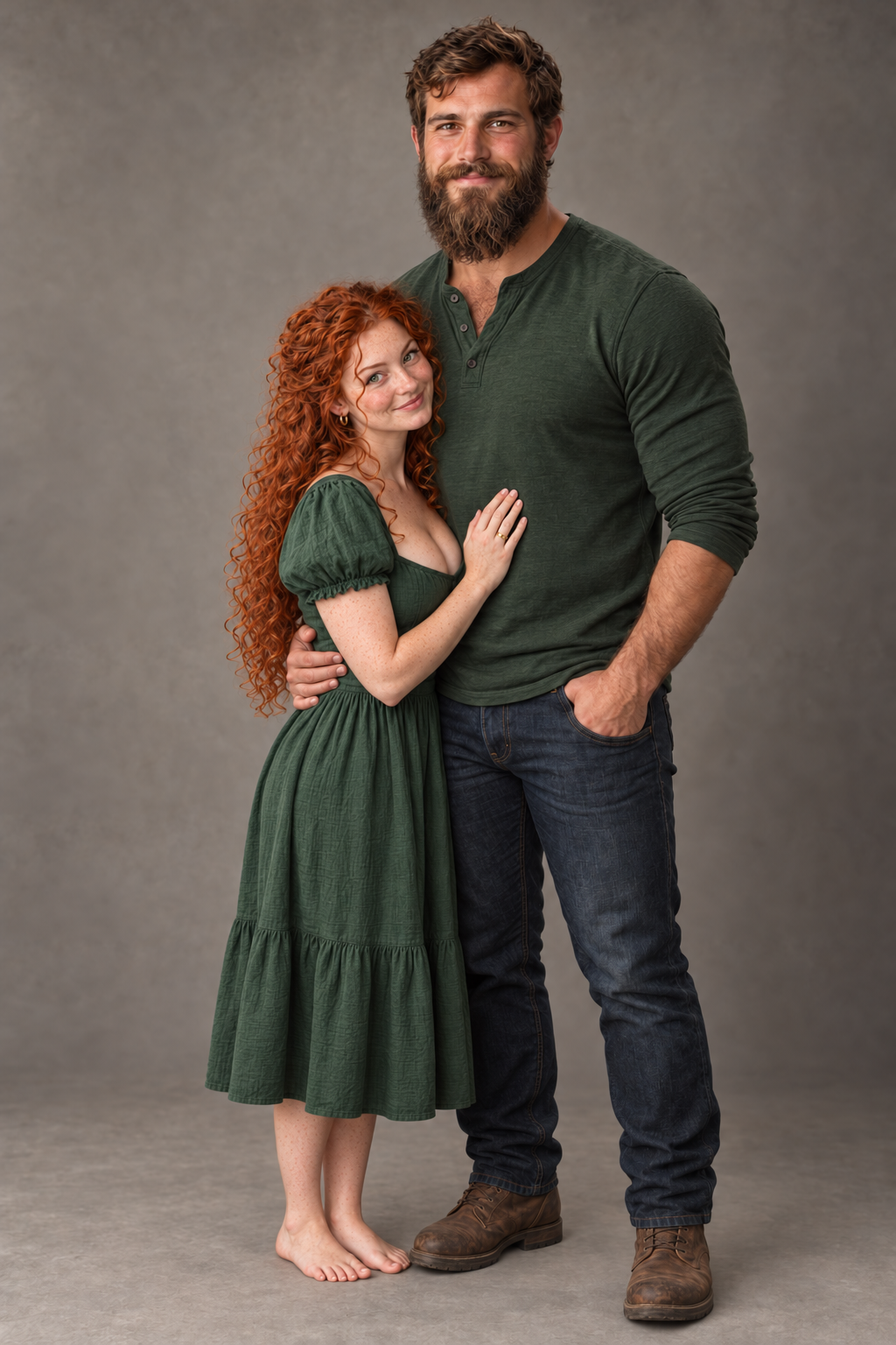 Owen and Rosie McCarthy couple portrait