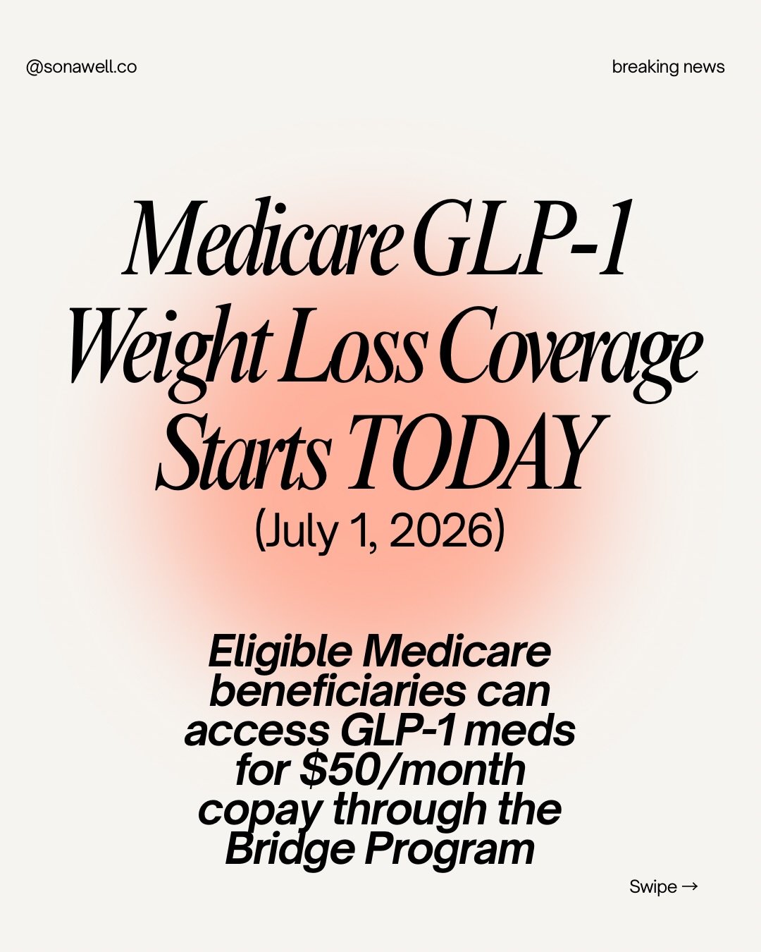 Medicare GLP-1 coverage is finally here - but there are a few important rules people need to know before they get excited.

Starting today, some Medicare beneficiaries may be able to access certain weight loss medications for a lower monthly cost, bu