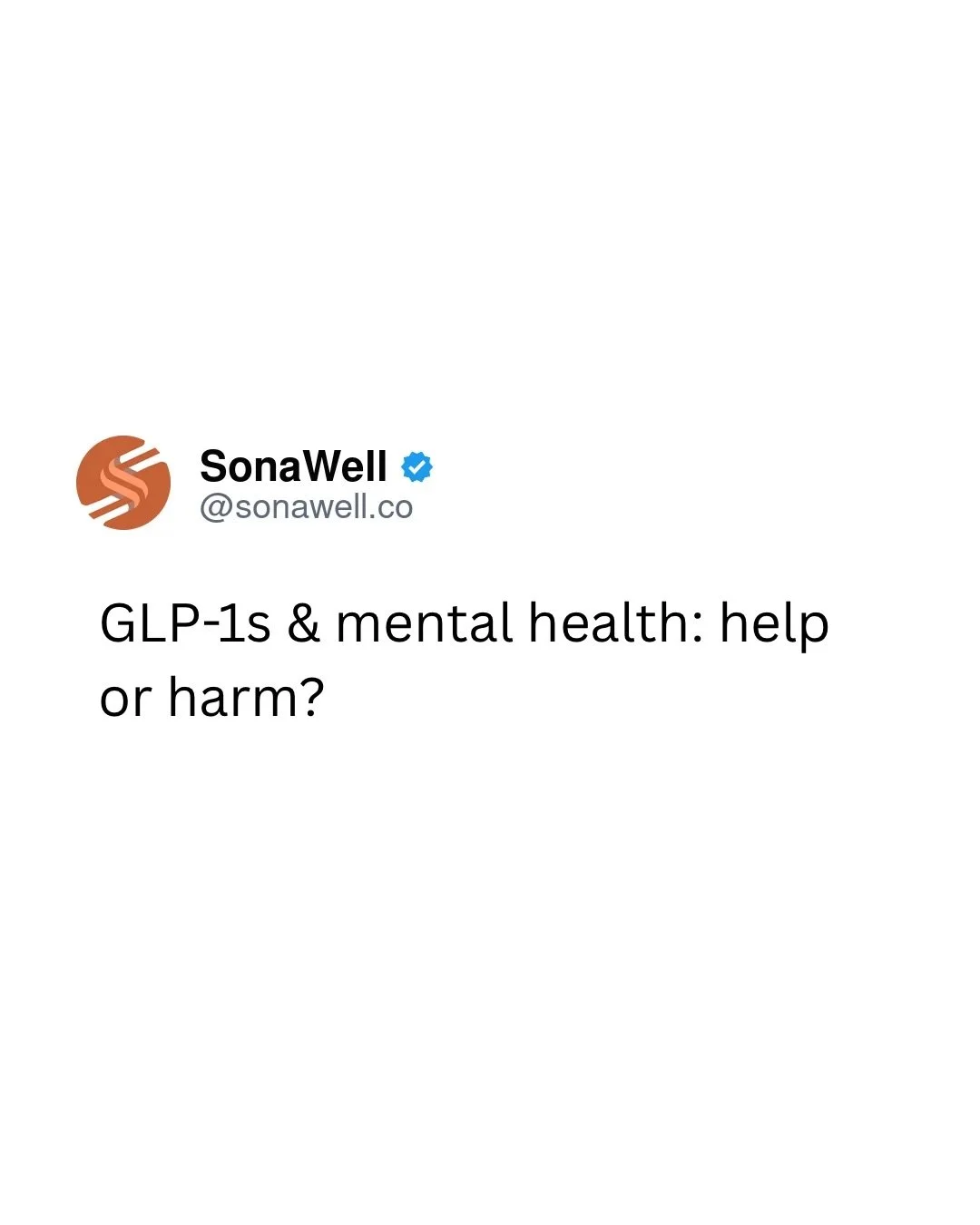 Can GLP-1 medications benefit people living with serious mental illness?

A study of more than 1.5 million people compared those starting a GLP-1 medication with those starting another type of diabetes medication. The study included people with depre