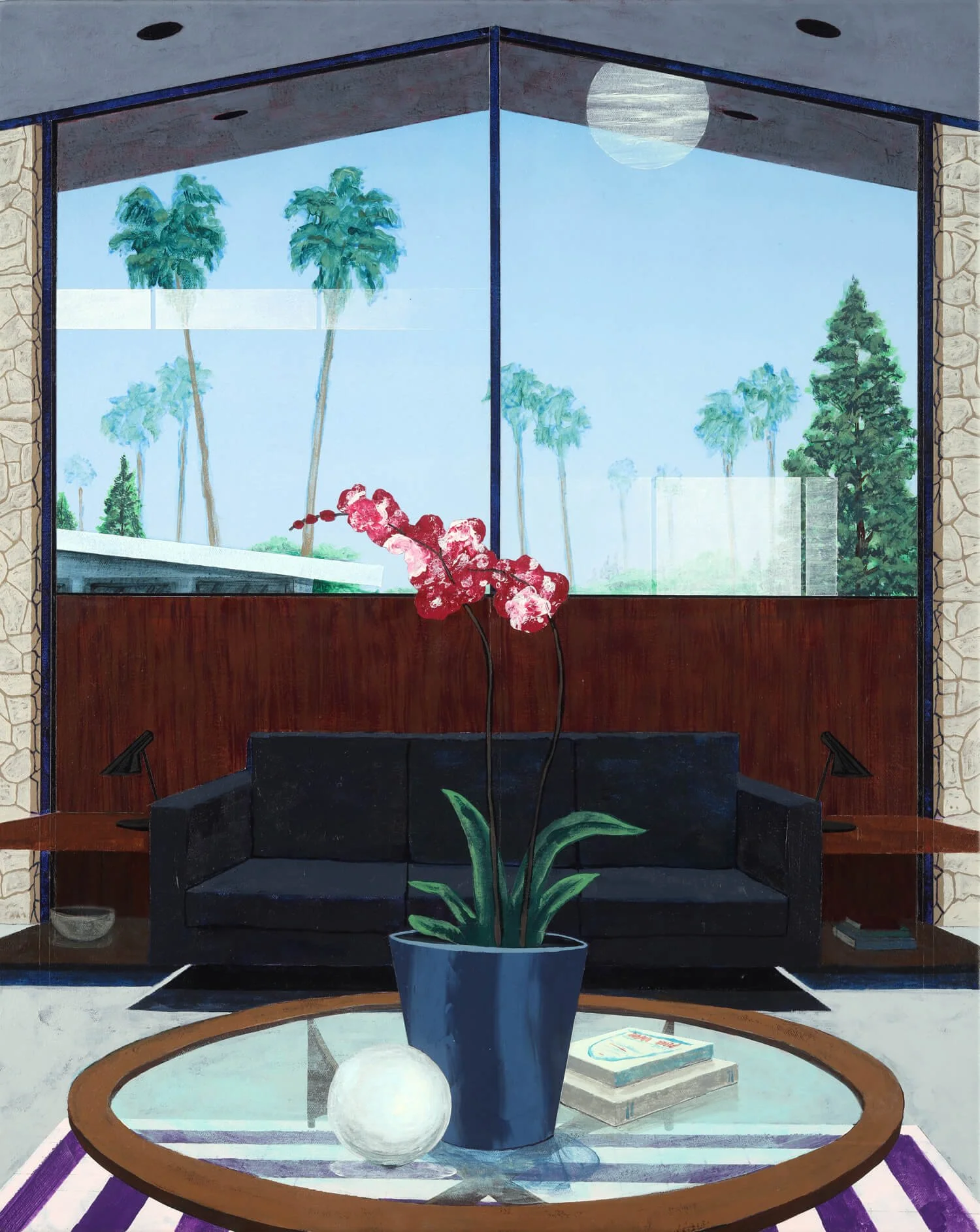 Five Points, acrylic on canvas, 2021 by Erik Parra