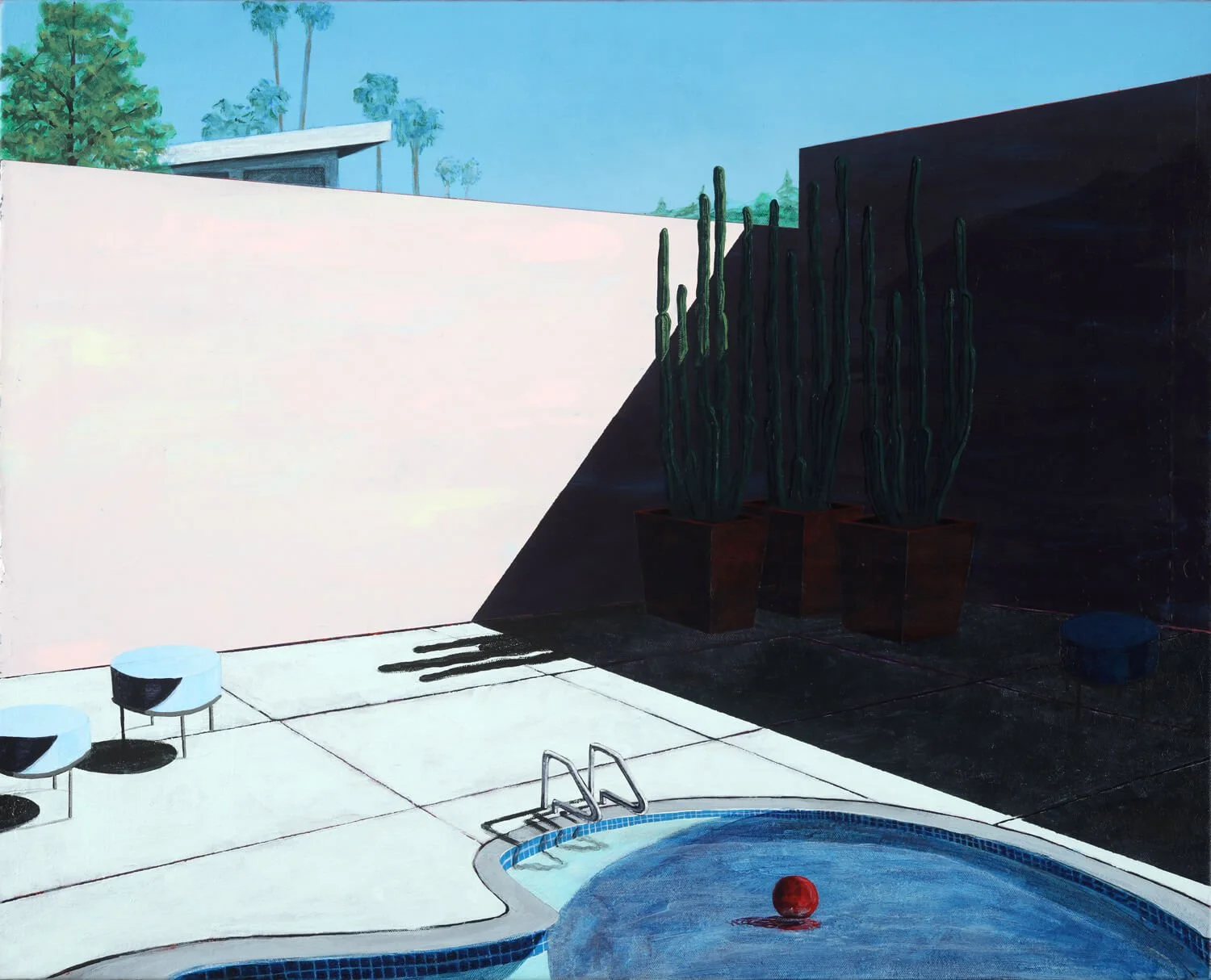 Tip of the Tongue, acrylic on canvas, 2021 by Erik Parra