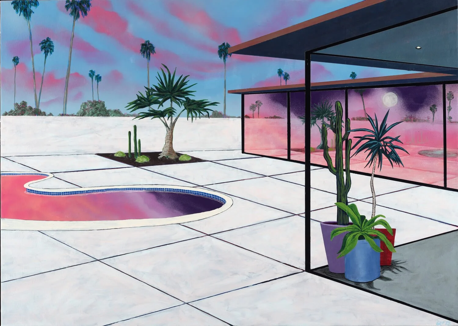 Back, acrylic on canvas, 2022 by Erik Parra