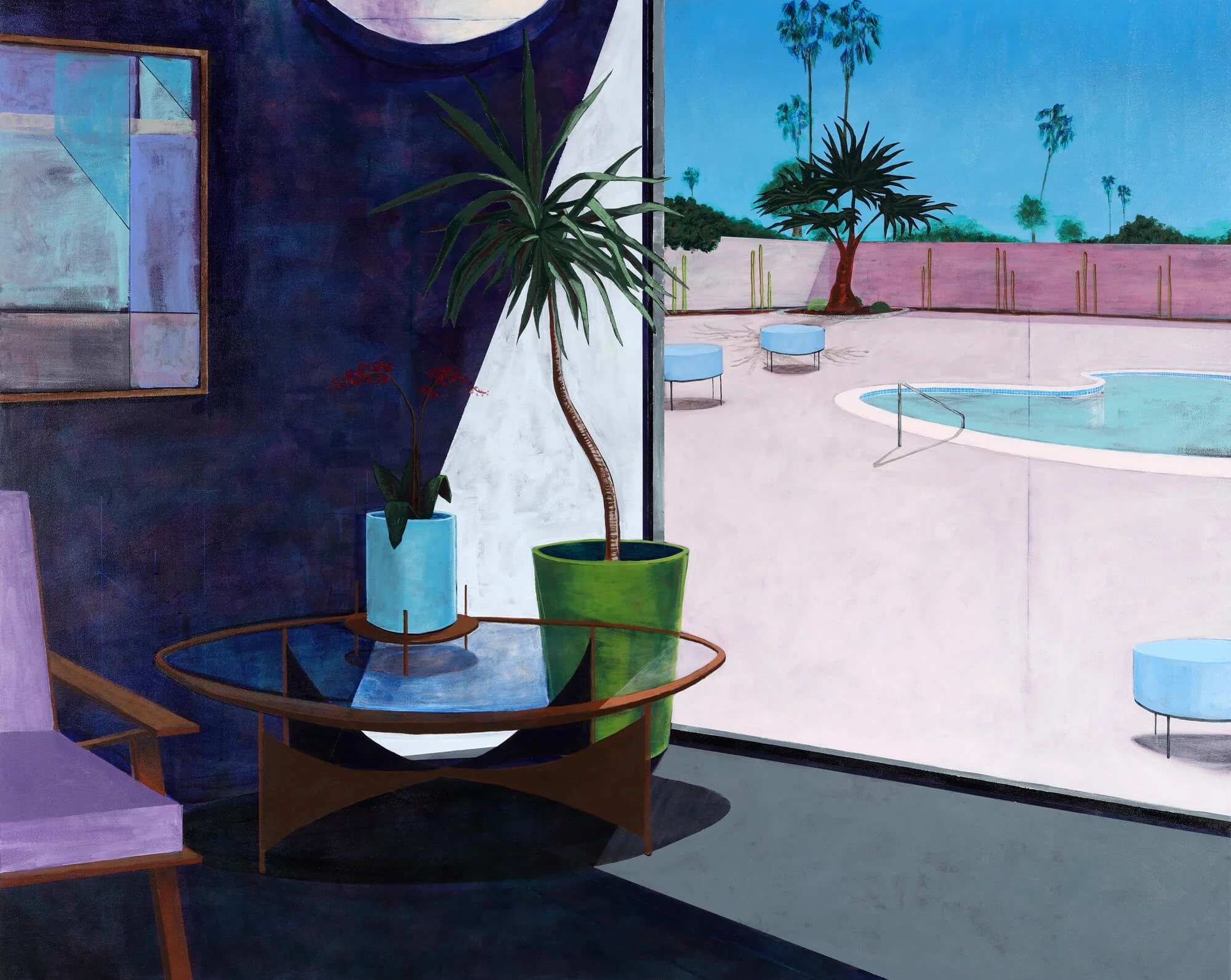 Big Picture Window, acrylic on canvas, 2023 by Erik Parra