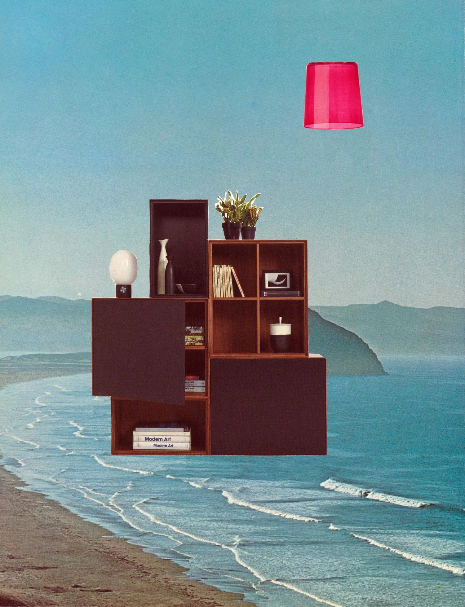 Encased, Collage on paper, 2023 by Erik Parra
