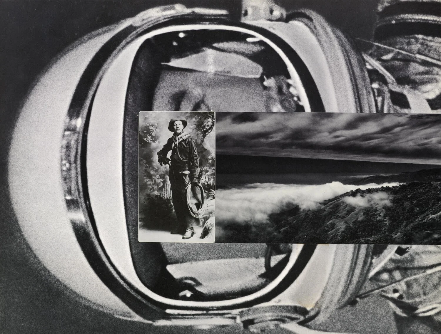 Can You Tell Me How The West Was Won 1, Collage on paper, 2010 by Erik Parra
