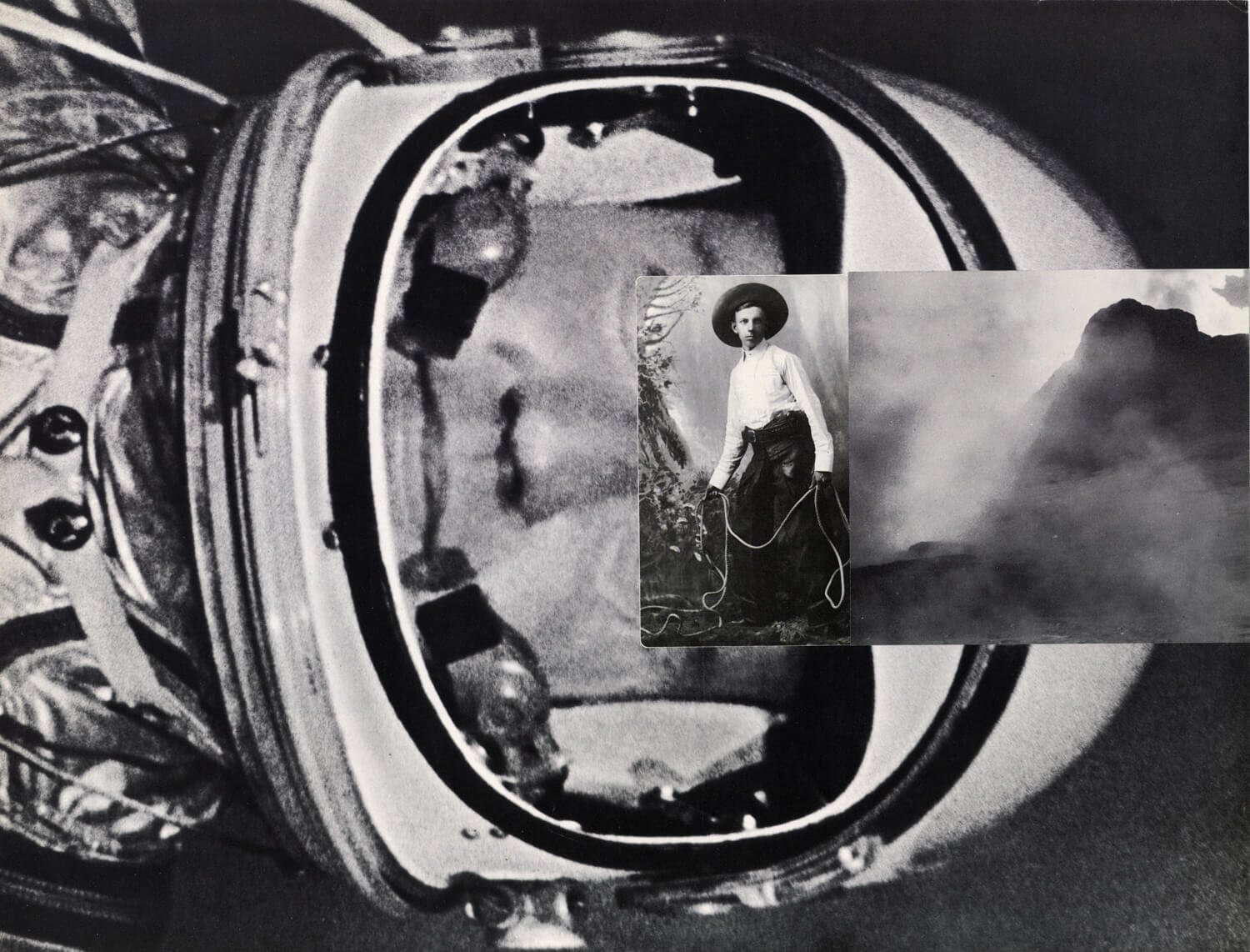 Can You Tell Me How The West Was Won 4, Collage on paper, 2010 by Erik Parra