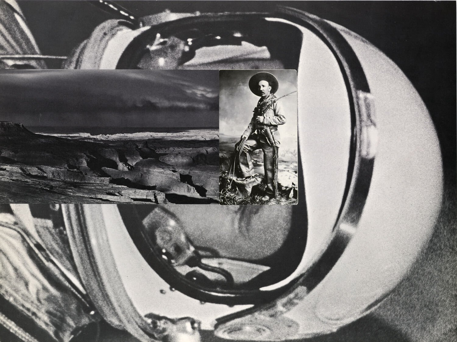 Can You Tell Me How The West Was Won 5, Collage on paper, 2010 by Erik Parra