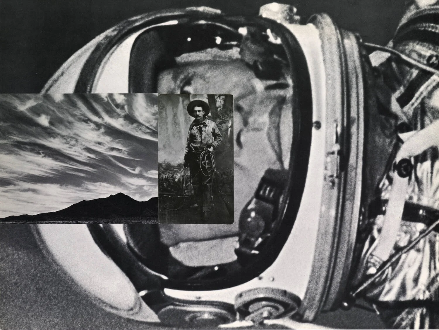 Can You Tell Me How The West Was Won 6, Collage on paper, 2010 by Erik Parra