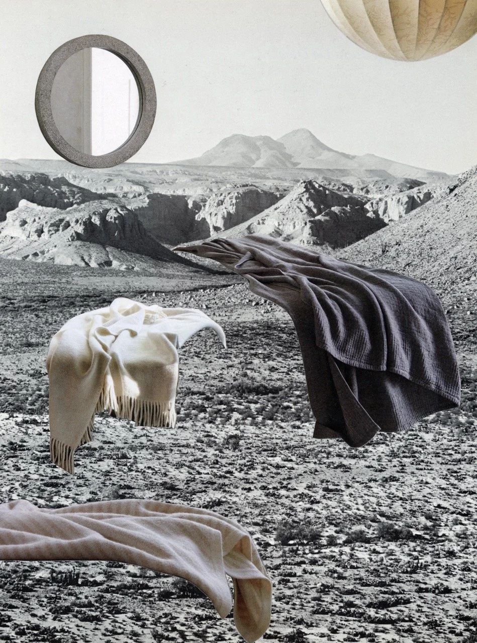 Dunes, Collage on paper, 2024 by Erik Parra