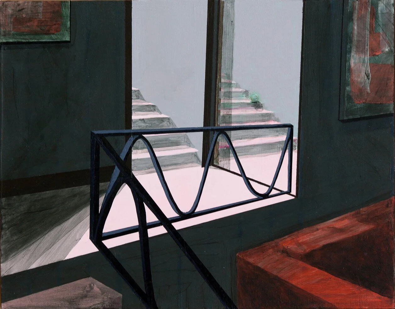 Stairway with Atomic Railing	