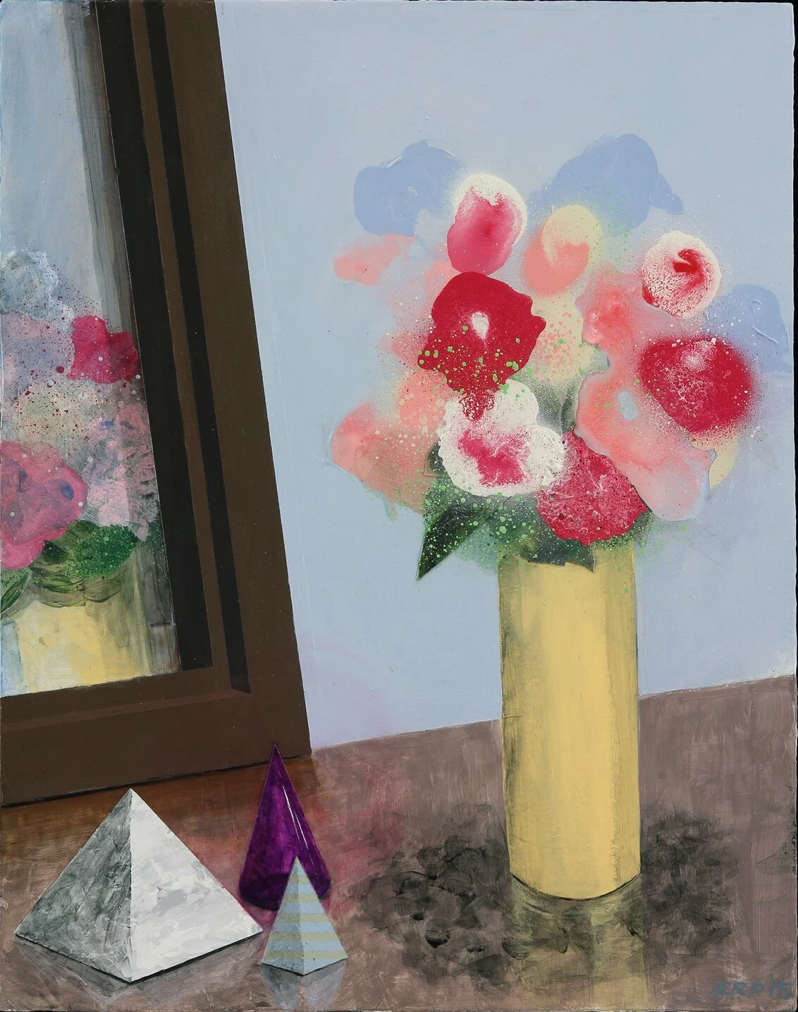 Arrangement with Pyramids