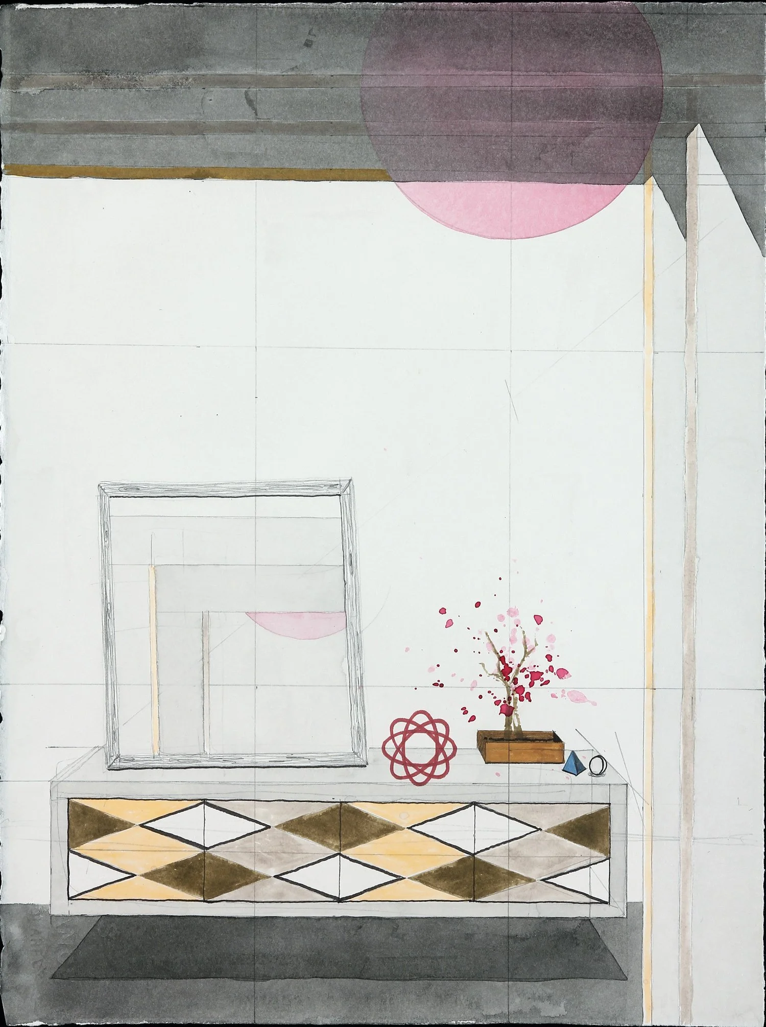 Hutch with Mirror