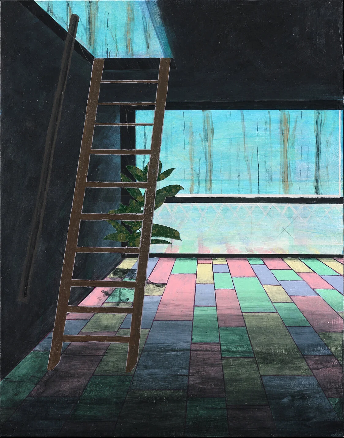 Interior with Stairs after Peter