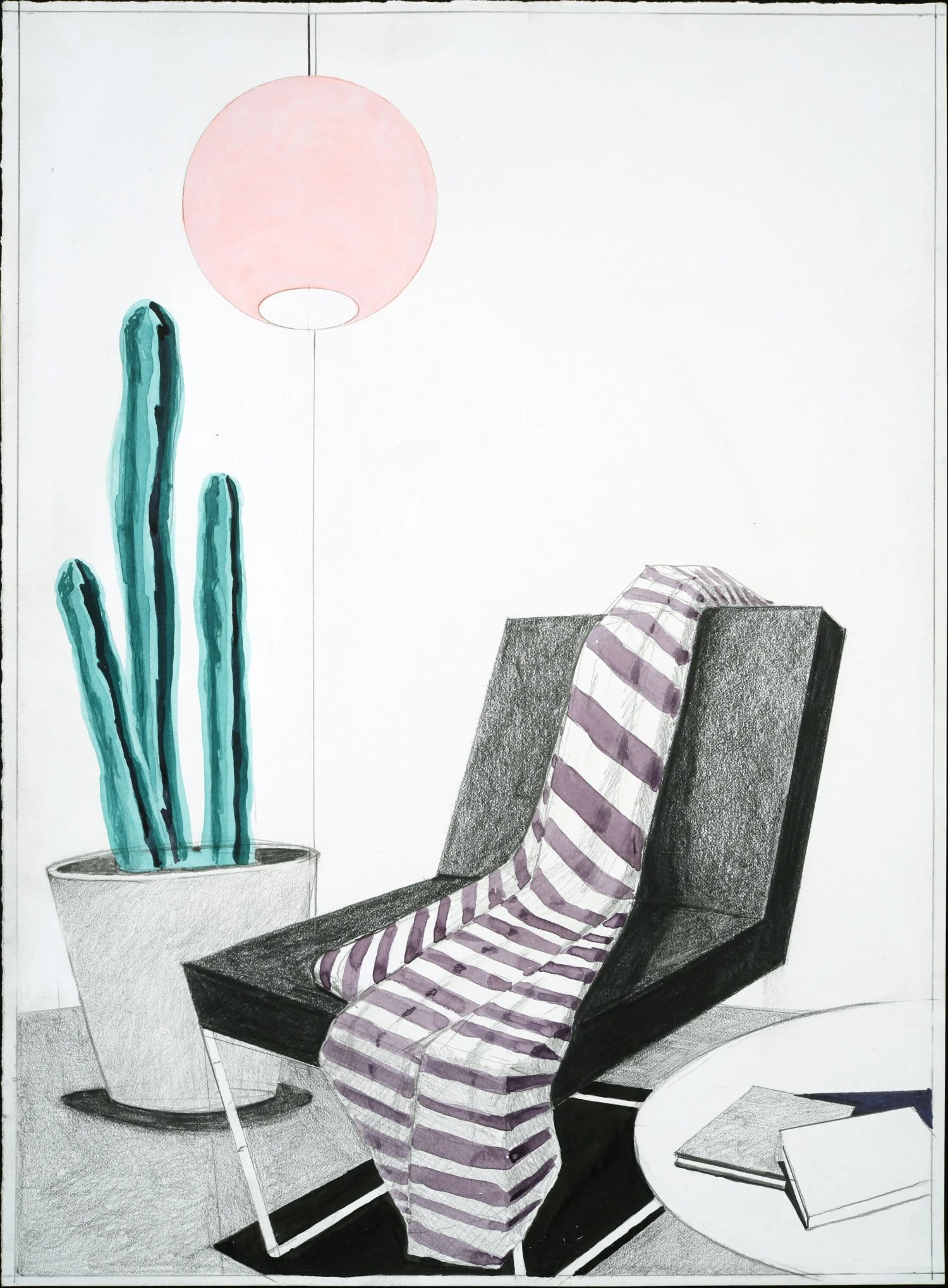 Untitled (Purple Stripes)