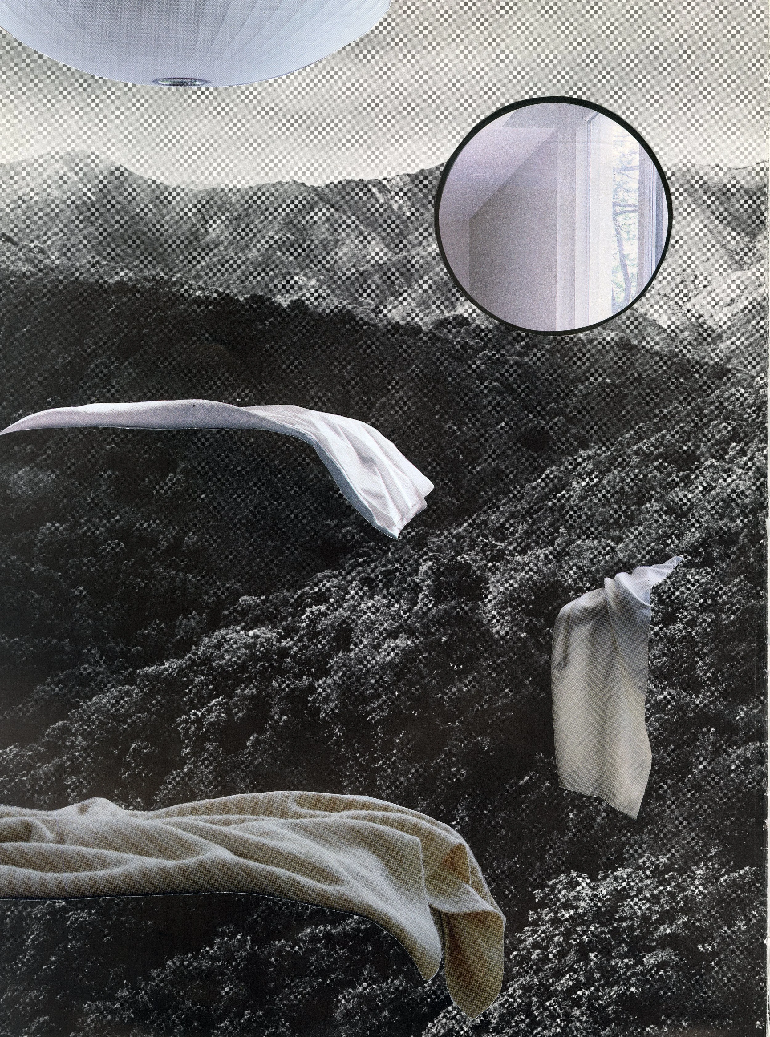 Montanas No. 6
Collage on paper
11 x 8.5 in. 
2026
