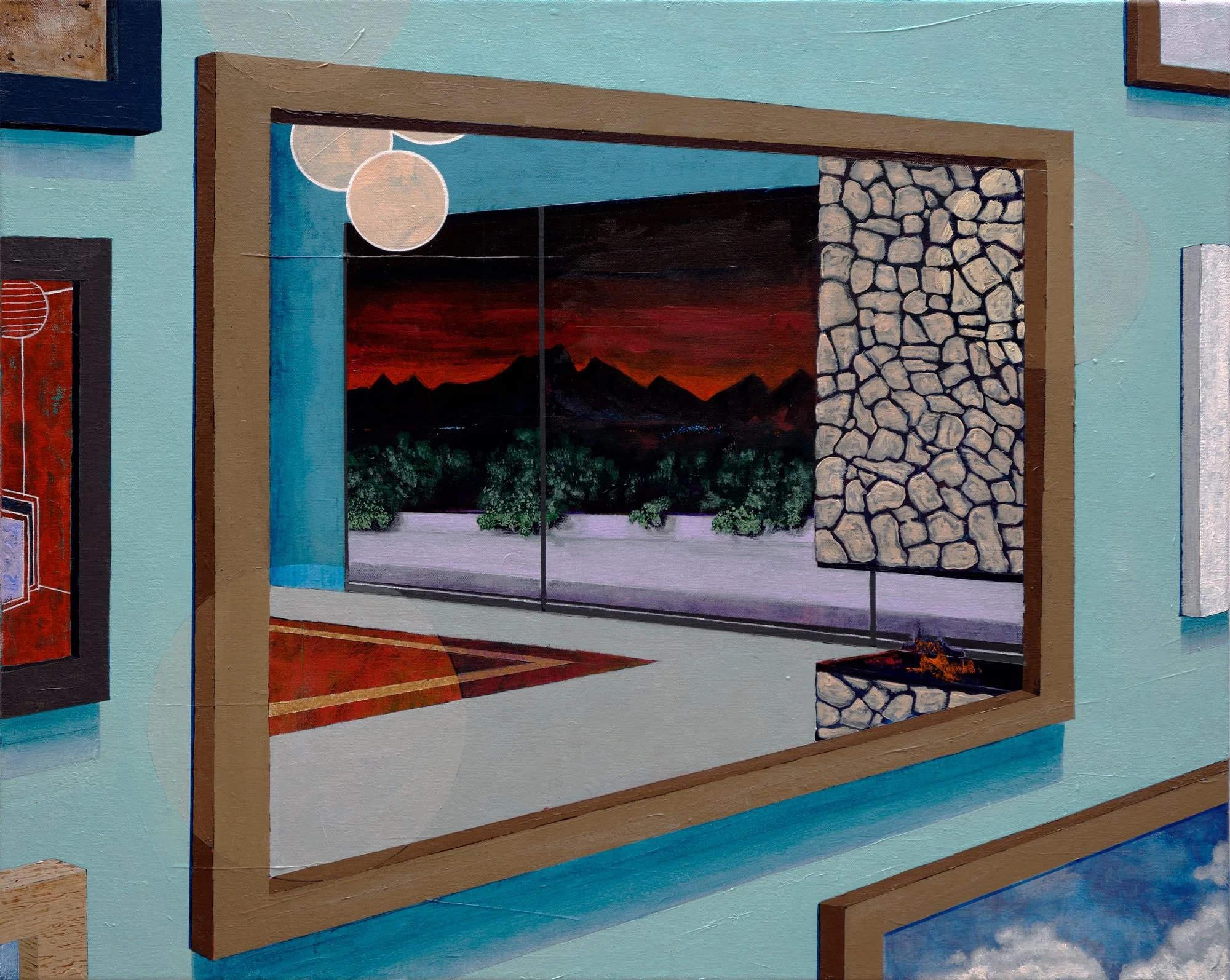 Relationships of Relationships
Acrylic on canvas
24x 30 in.
2025