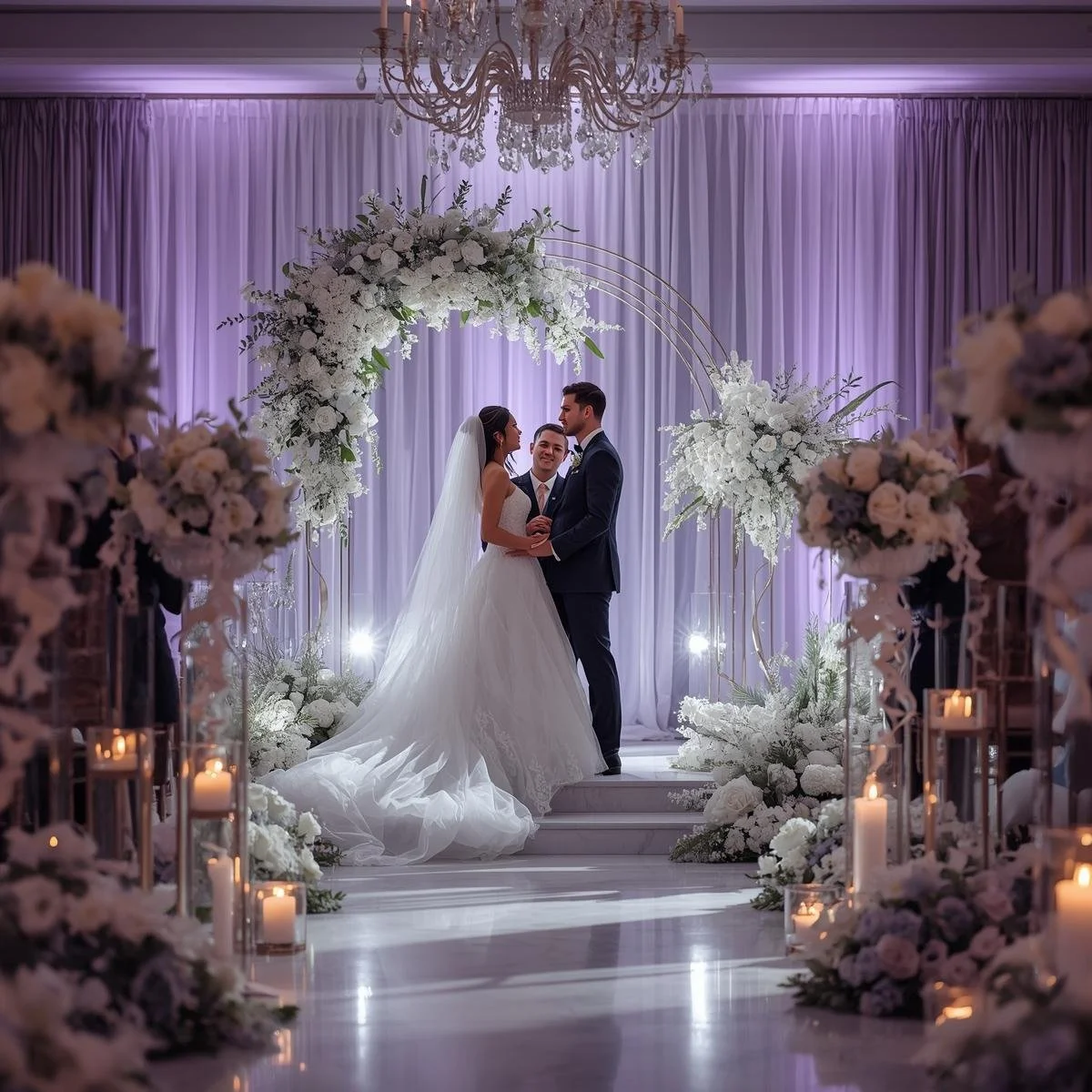 Timeless Wedding Altar Décor | Adamas Rosa