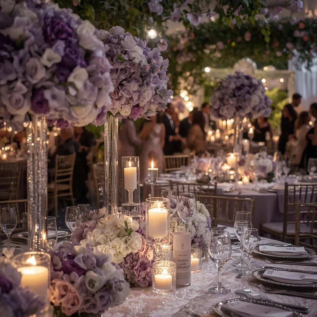 Glamorous  Wedding Banquet Decor | Adamas Rosa