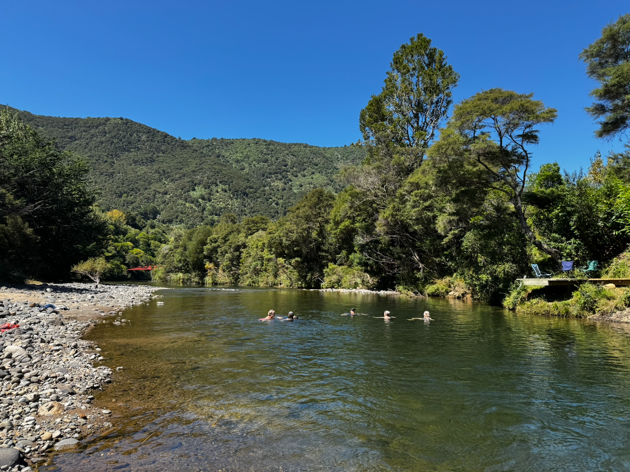 River swims