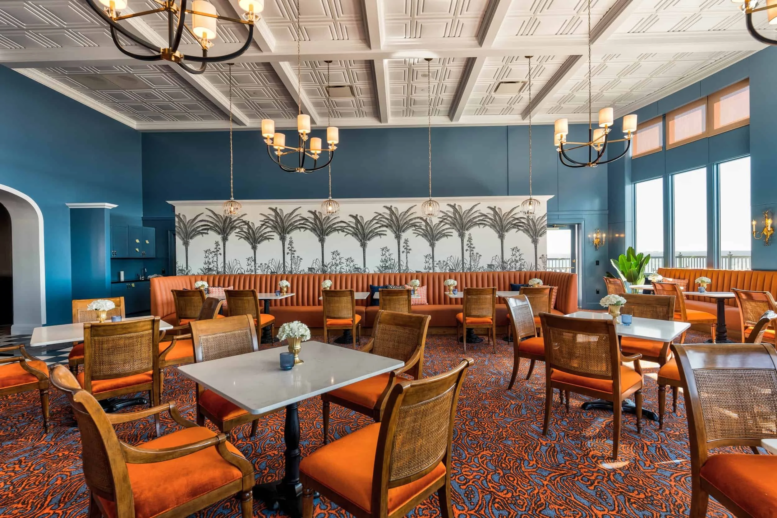 Custom wool-rich Axminster carpet with detailed color and pattern