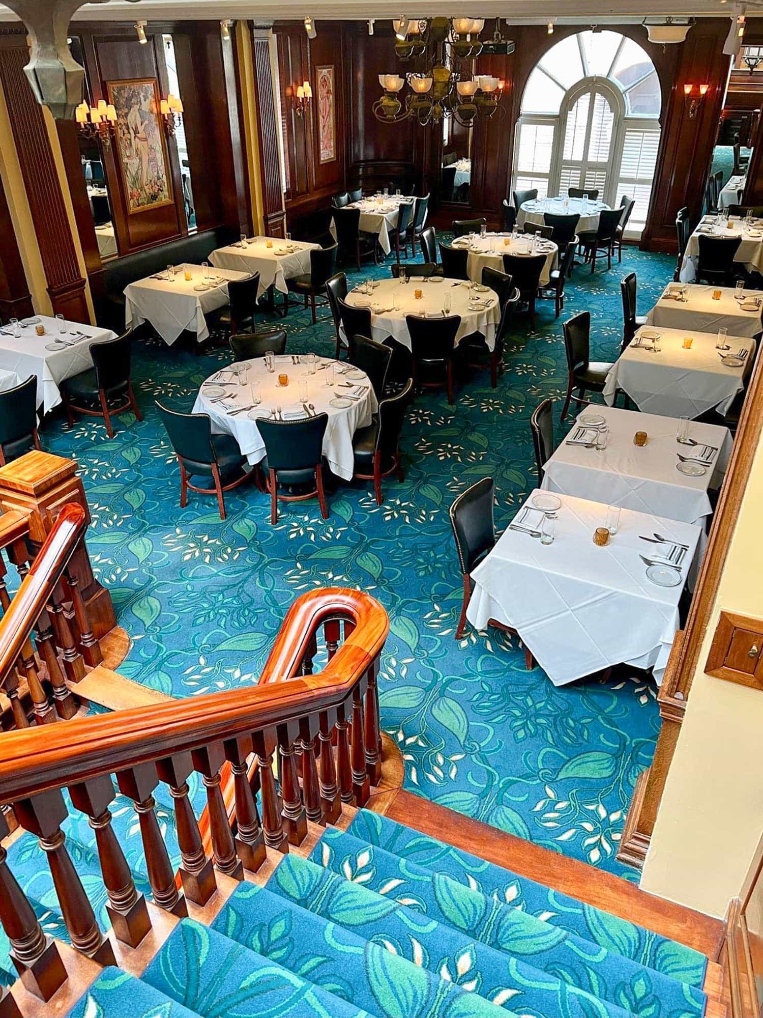 Woven Axminster custom carpet for dining room and lounge