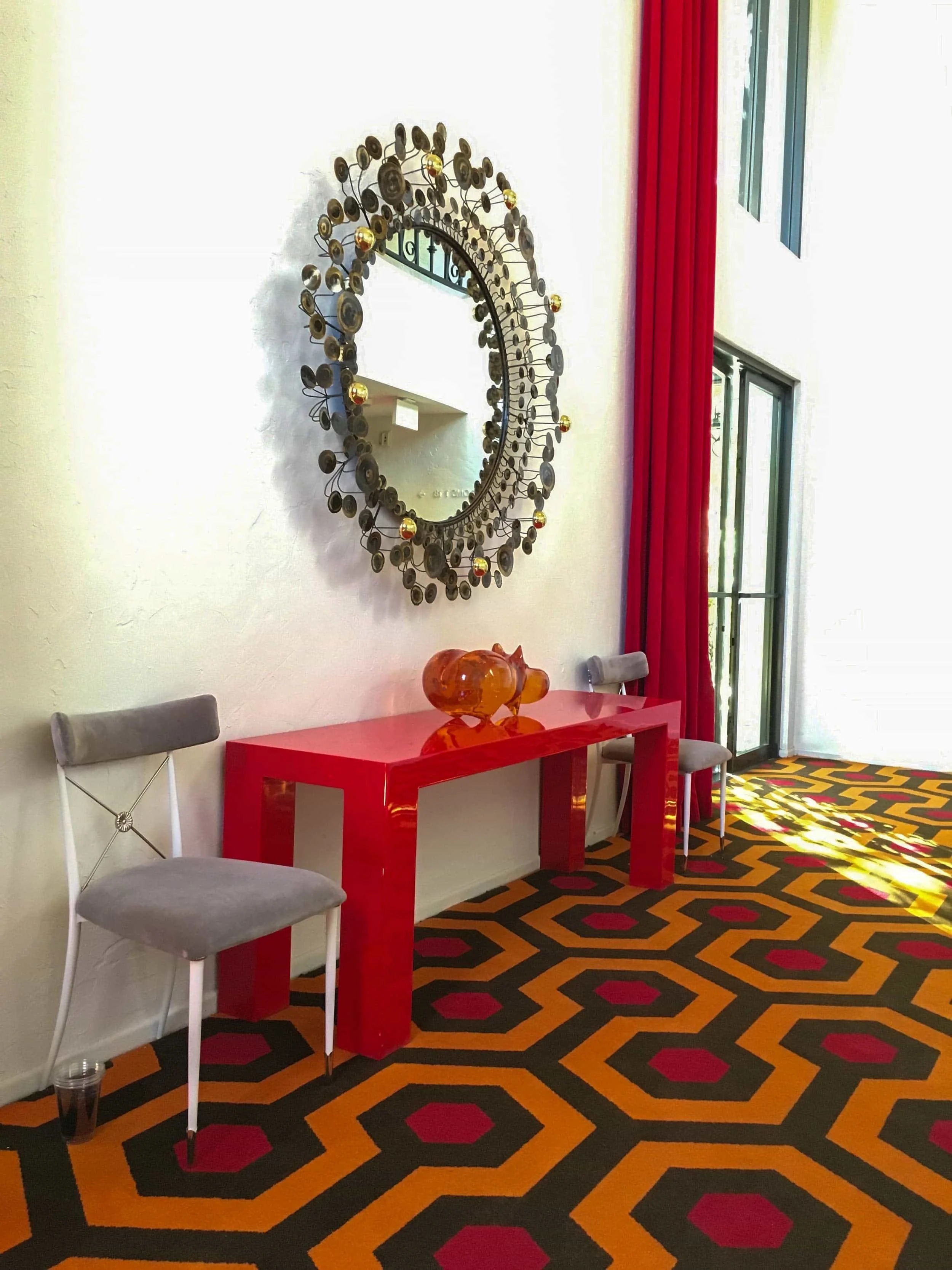 Woven Axminster carpet installed in a high-traffic hotel corridor