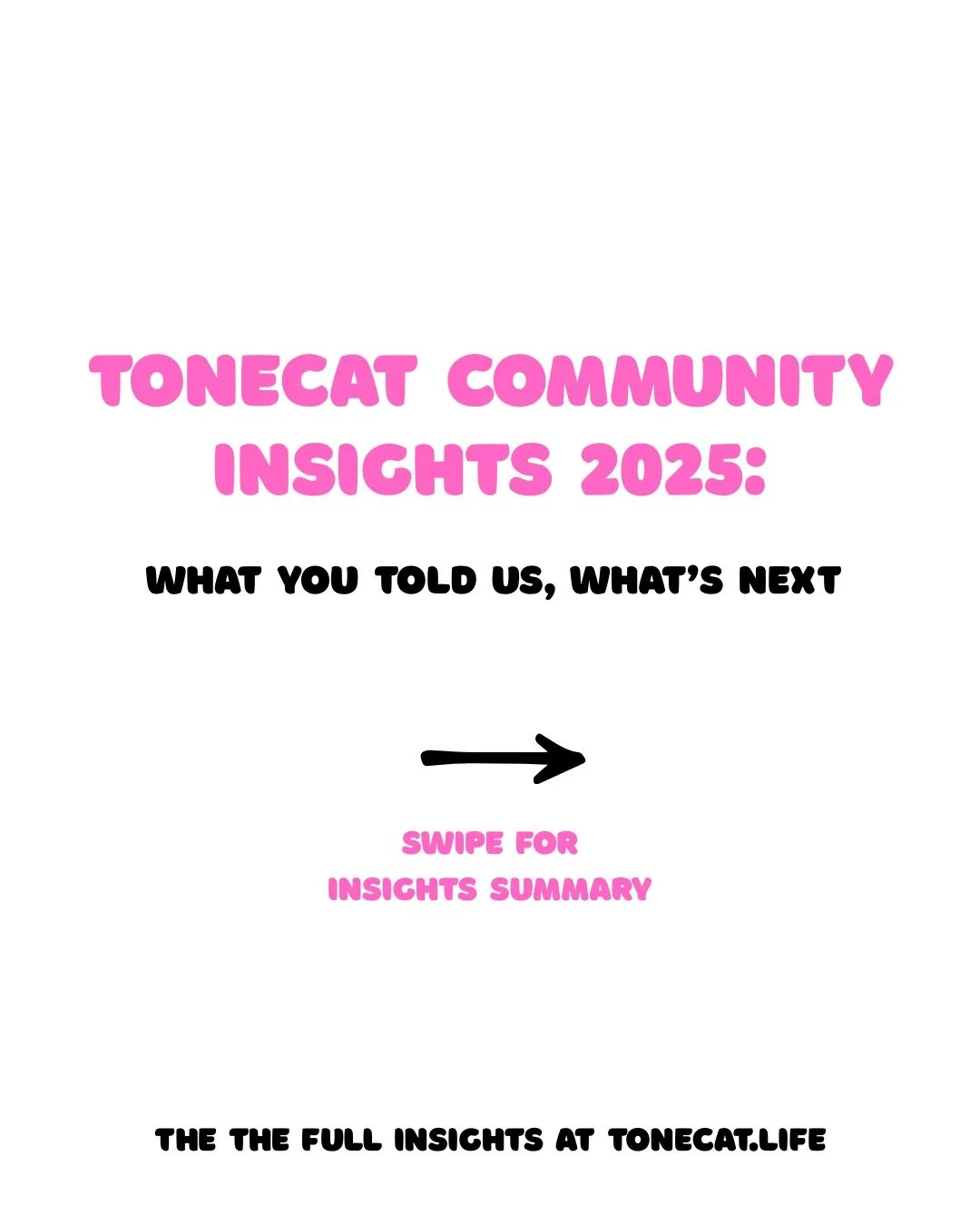 🎸 You spoke. We listened.
Our community shared what Tonecat means to them &mdash; and it&rsquo;s shaping the next chapter of our sound, builds, and creativity.

✨ Curious what trends, ideas, and surprises came up?

👉 Read the full insights on our w