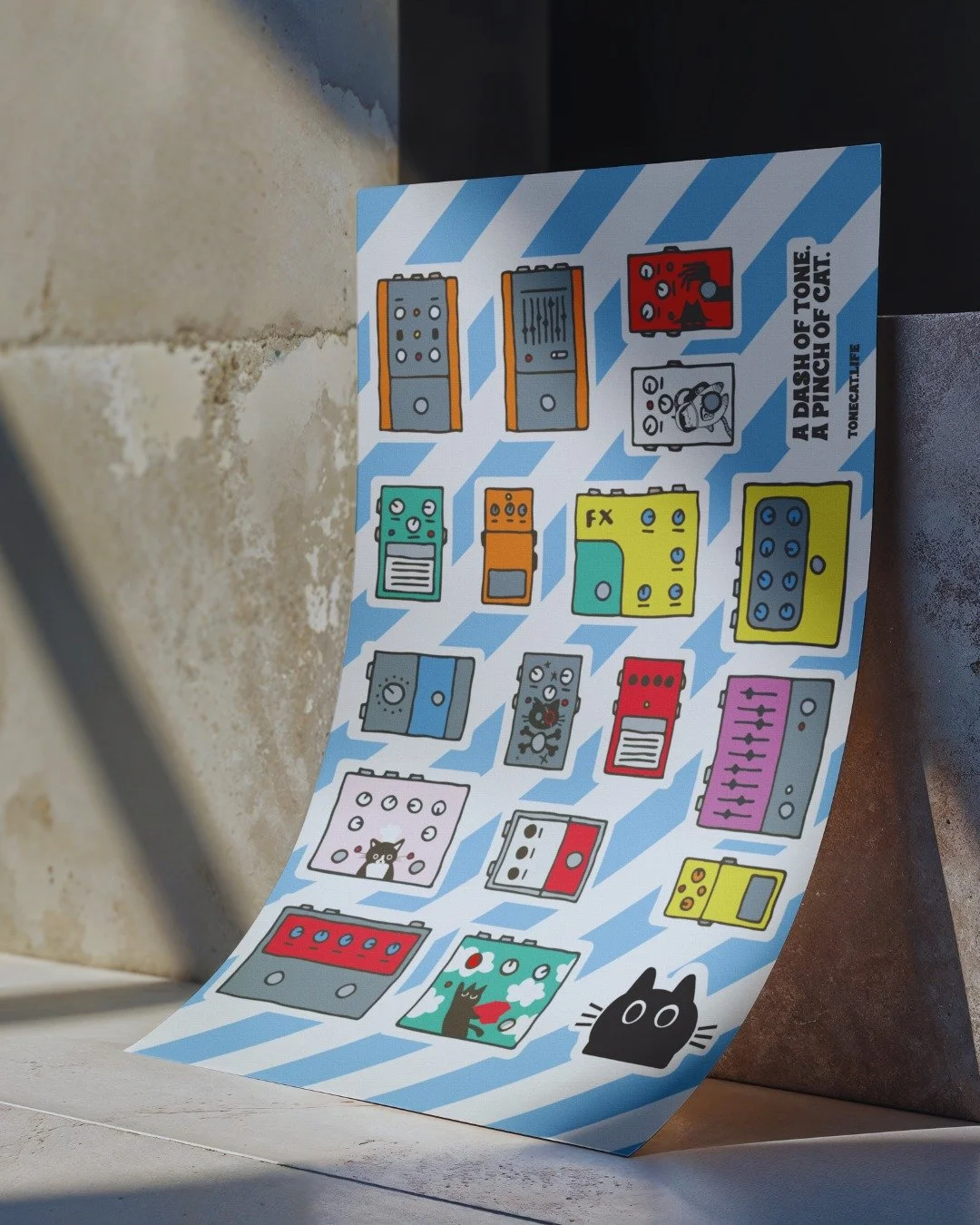 Something fun is coming to TONECAT &hellip; 🎨✨ 

We&rsquo;re working on two new sticker sets: one cute set to share with your family, and another to help you design your dream pedal board&mdash;get creative and visualise your ultimate setup! 

Can&r