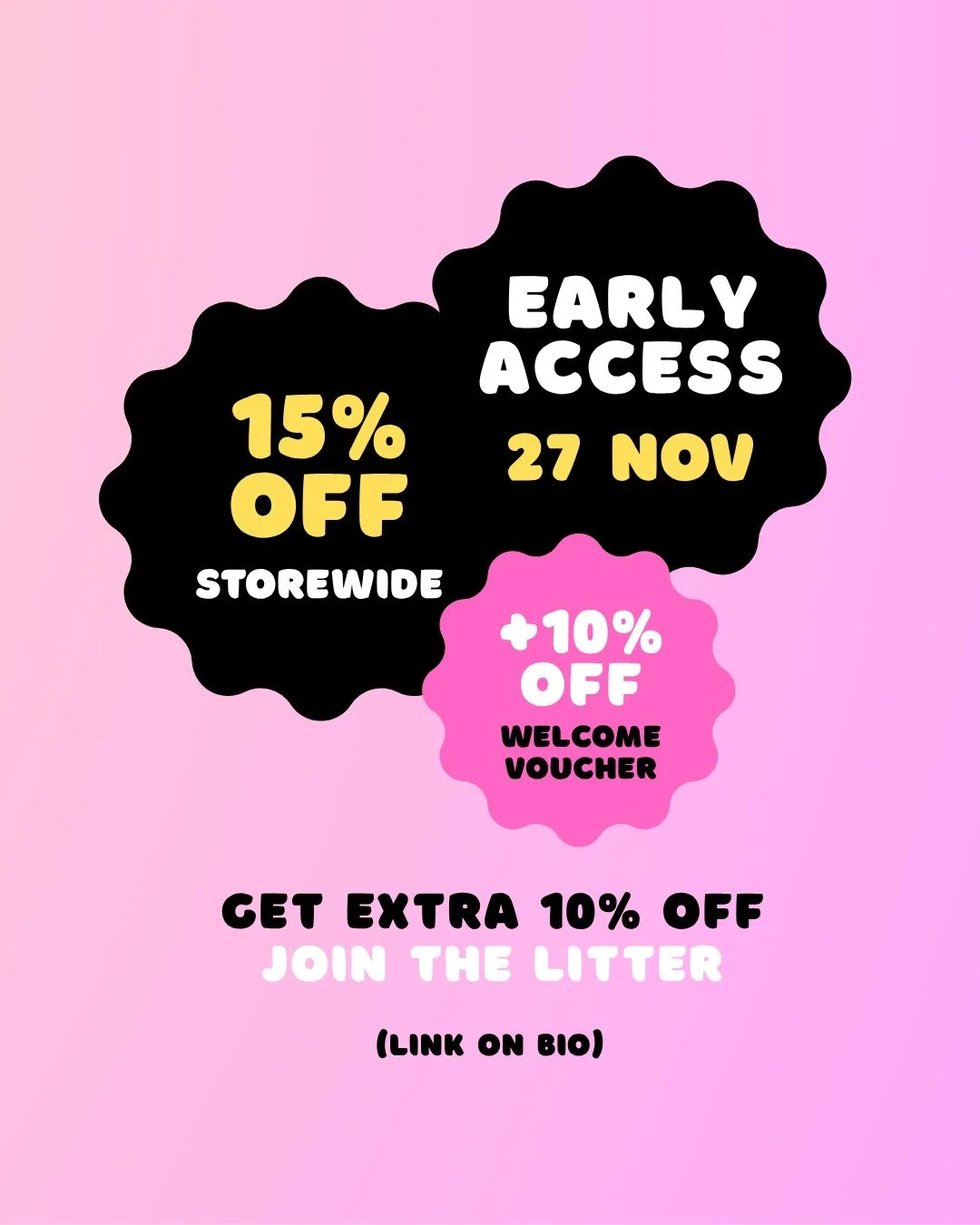 Black Furrday is almost here&hellip; and our litter gets first pick. 🐾🖤

Mark your calendar: 27 Nov kicks off early access for Tonecat subscribers &mdash; before the chaos, before the rush, before those pedals disappear into the night.

And yes&hel