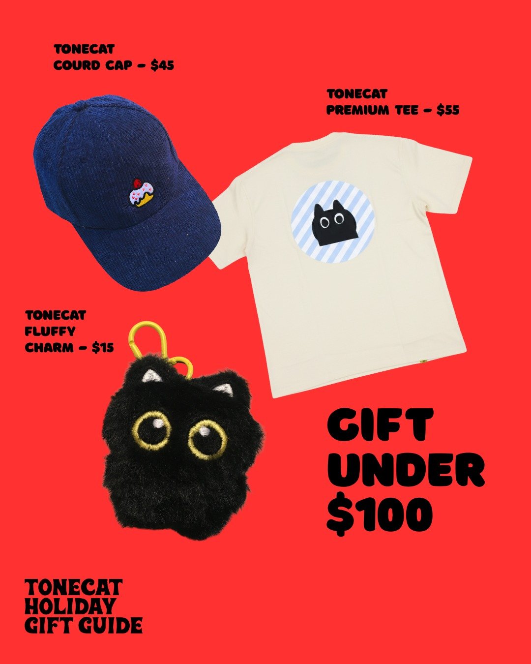 🎁 TONECAT HOLIDAY GIFT GUIDE 🎄
From little meows to big &ldquo;I-love-your-tone&rdquo; moments &mdash; we&rsquo;ve got a gift for every budget.

Swipe ➡️ to explore gifts under $100, $150, $250&hellip; and the sky&rsquo;s-the-limit picks for the gu