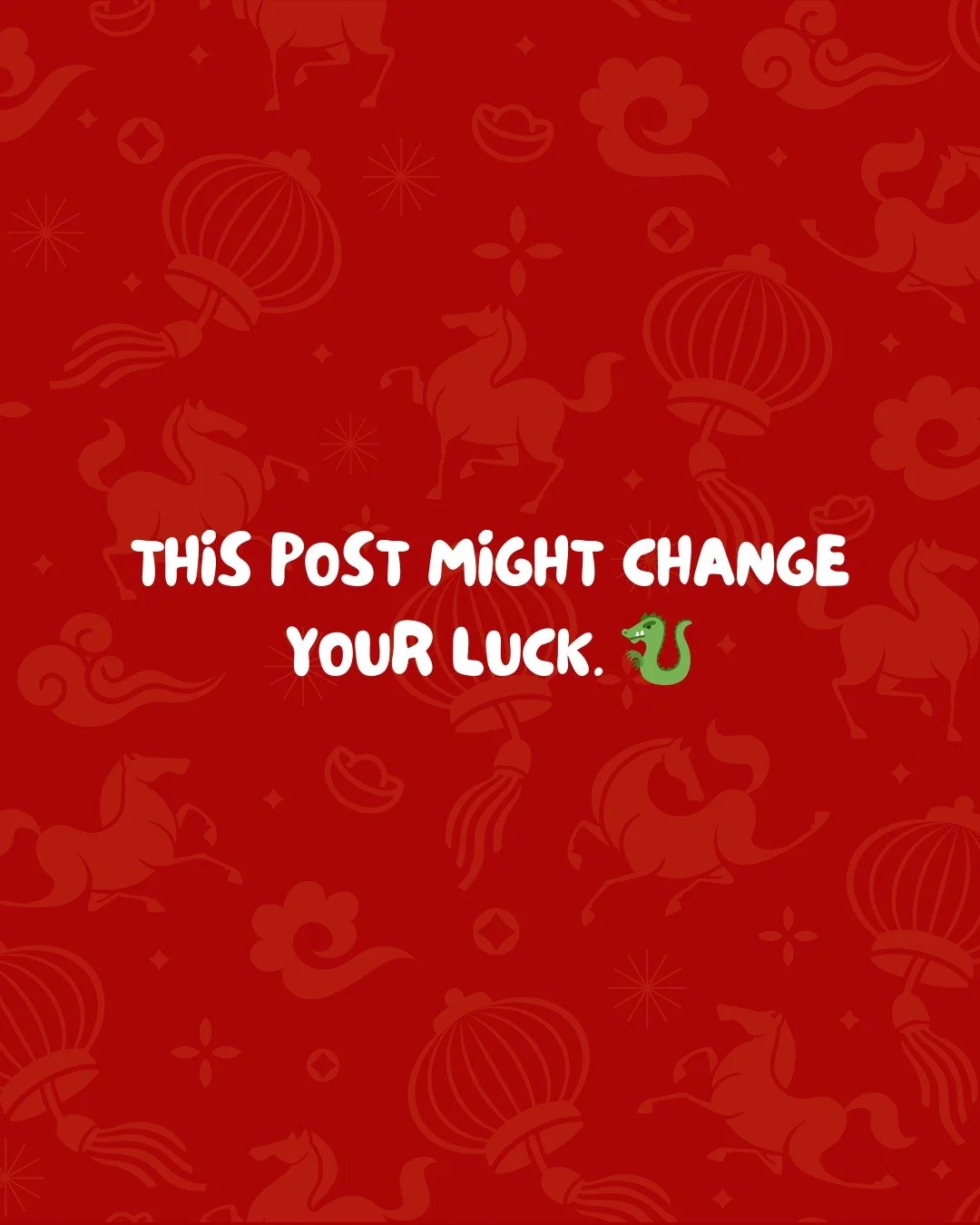This Lunar New Year&hellip; we&rsquo;re not doing a normal sale.

No red envelopes.
No loud discounts.
No &ldquo;clearance energy.&rdquo;

We&rsquo;re releasing Fortune Tone. ✨

Gold. Limited. Intentional.
Built to roar louder than the dragon and car