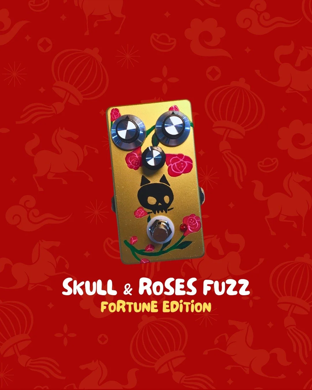 Skull &amp; Roses Fuzz &mdash; Fortune Edition &mdash; coming to life, handcrafted.

A romantic-but-ruthless Muff-inspired circuit, built for thick bloom, velvet sustain, and a midrange bite sharp enough to cut through any mix.

From bare board to bl