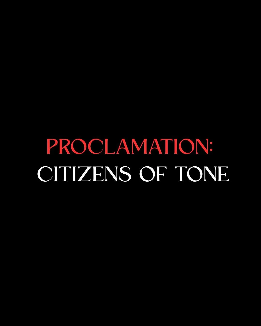 PROCLAMATION.

Citizens of Tone &mdash; a decree has been issued from the Workshop of Sound.

Silence is abolished. Distortion is now law. The circuits have awakened, and Catzilla walks freely across the republic carrying tone without restraint.

For