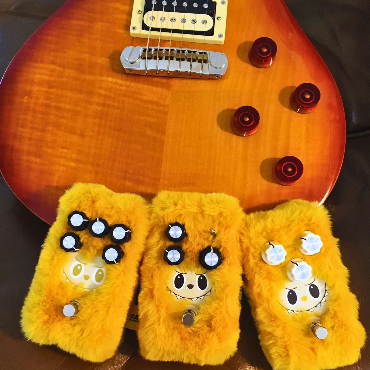 Fuzzbubu family in Tonecat workshop with PRS 245