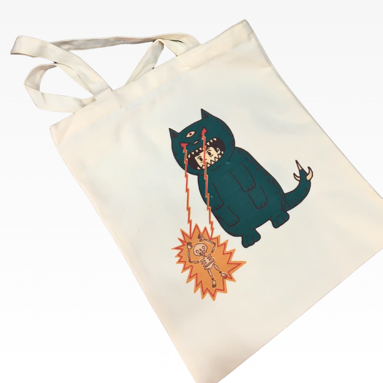 TONECAT Tote Bag – CatZilla Edition (Premium Canvas)