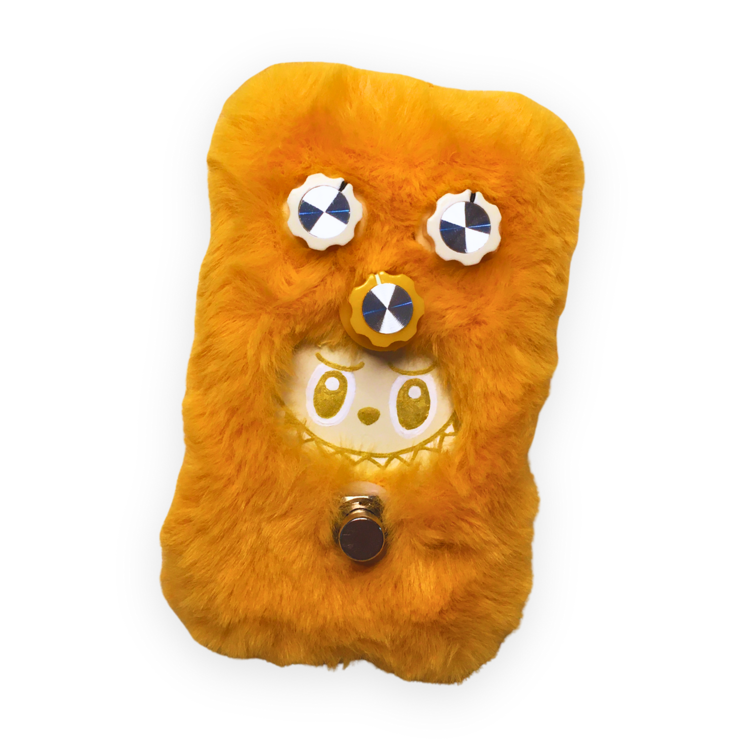 Tonecat Fuzzbubu Fuzz guitar effect Pedal inspired by Popmart Labubu