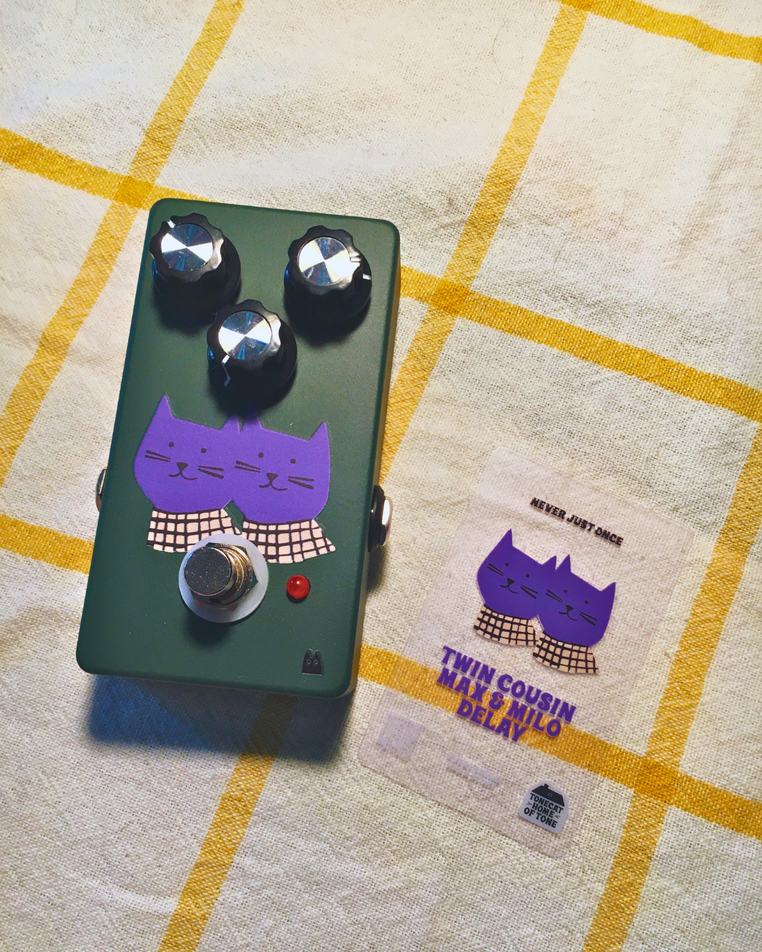Max & Milo Delay - A warm analog-voiced delay inspired by classic bucket-brigade tones, designed to sit musically behind your playing.