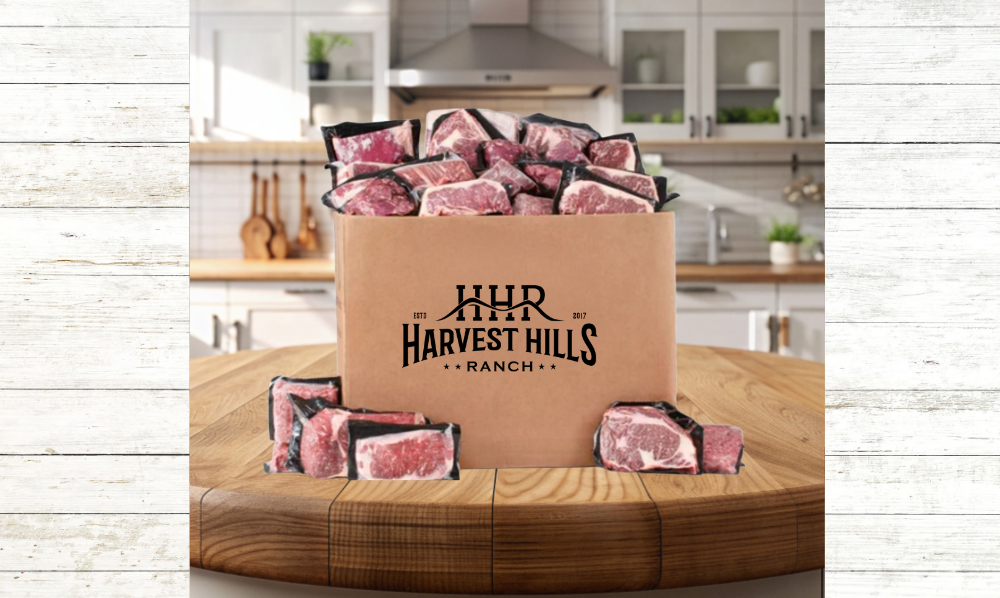 Beef - Gather Box -  • Brisket • Steaks • Sausage • Roasts