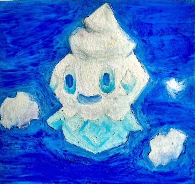 Vanillite, Oil Pastel, 2026