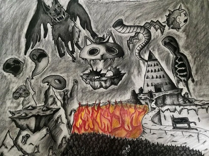 Nightosphere, 2022, Mixed Media