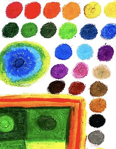 United, 2023, Oil Pastel