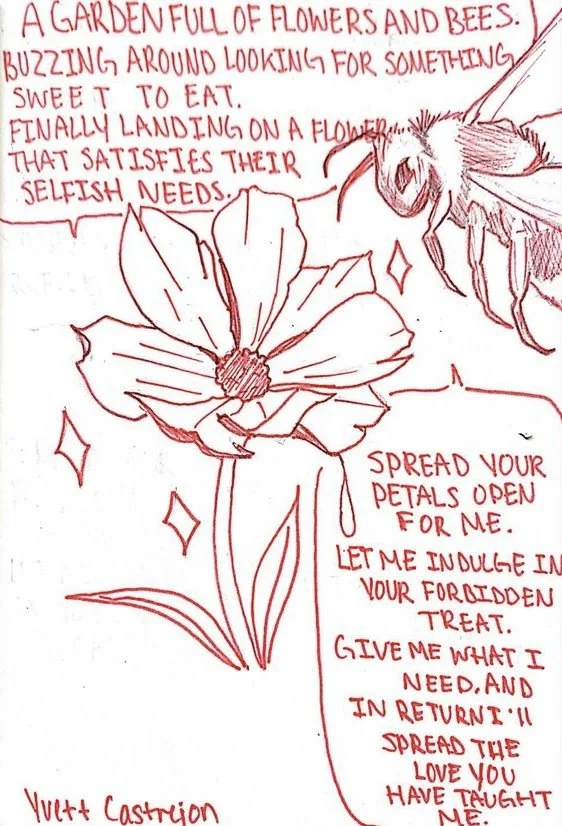 Sugar and honey, 2019, Ink