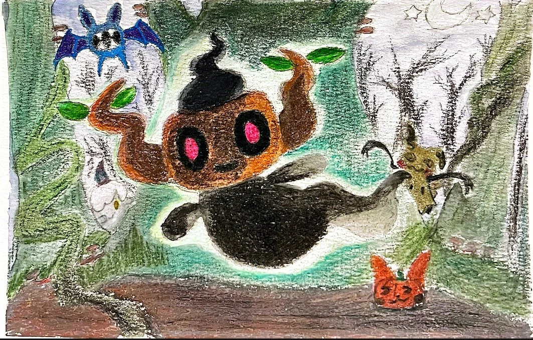 Hide & Seek, Colored Pencil, 2026