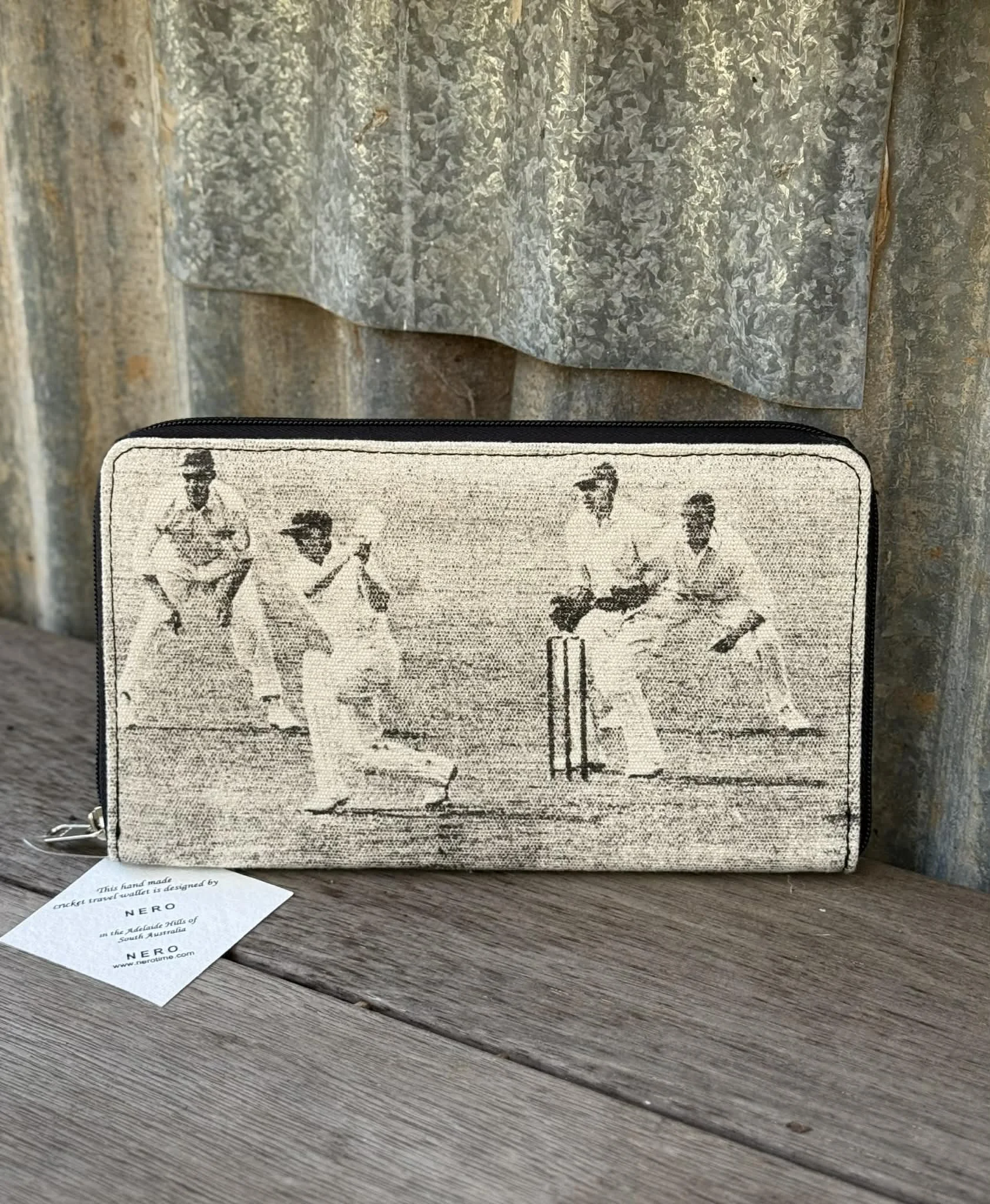 Cricket Canvas Travel Wallet by Nero