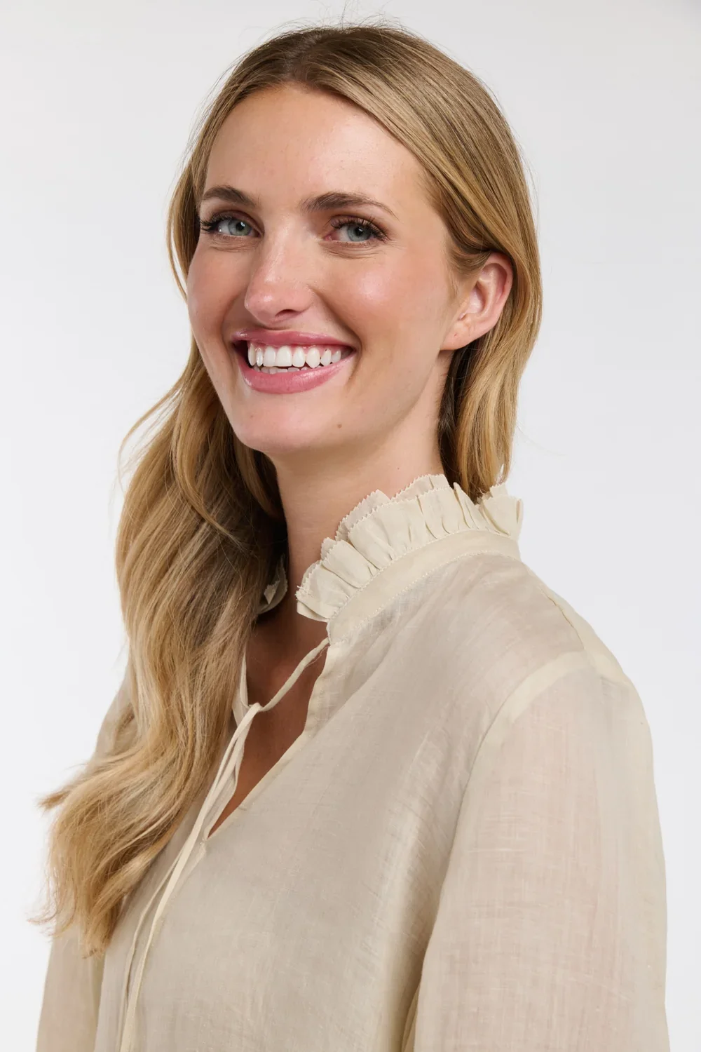 365 Days Amber frill Neck Top - Natural