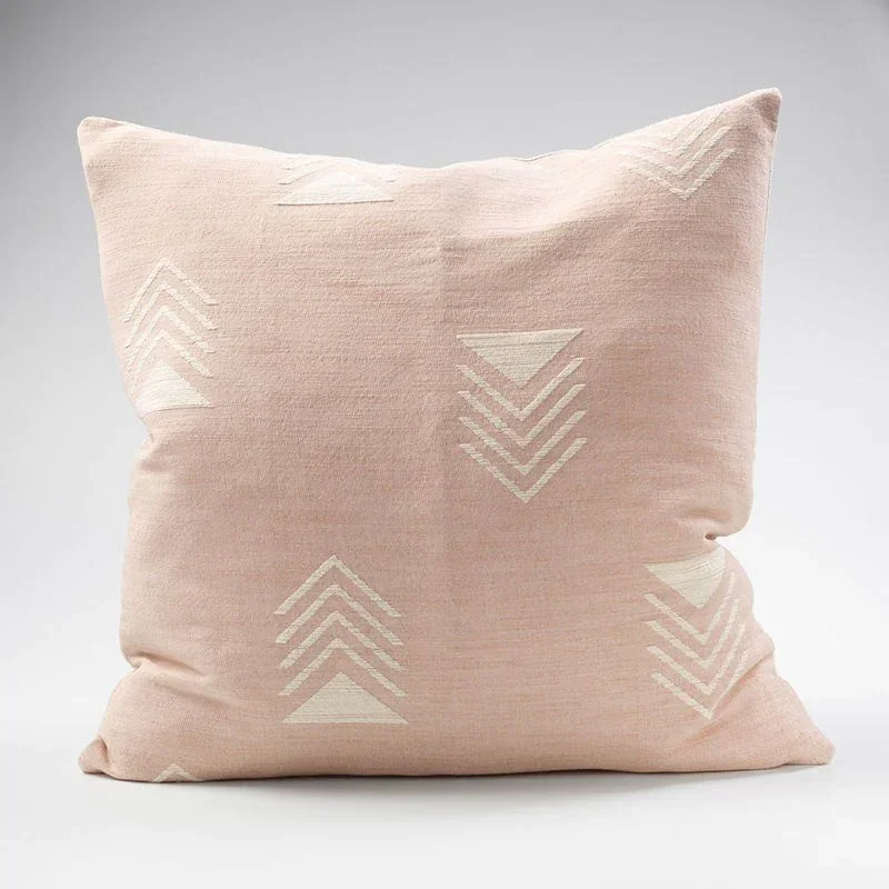 Flecha Reversible Cushion - Blush/White