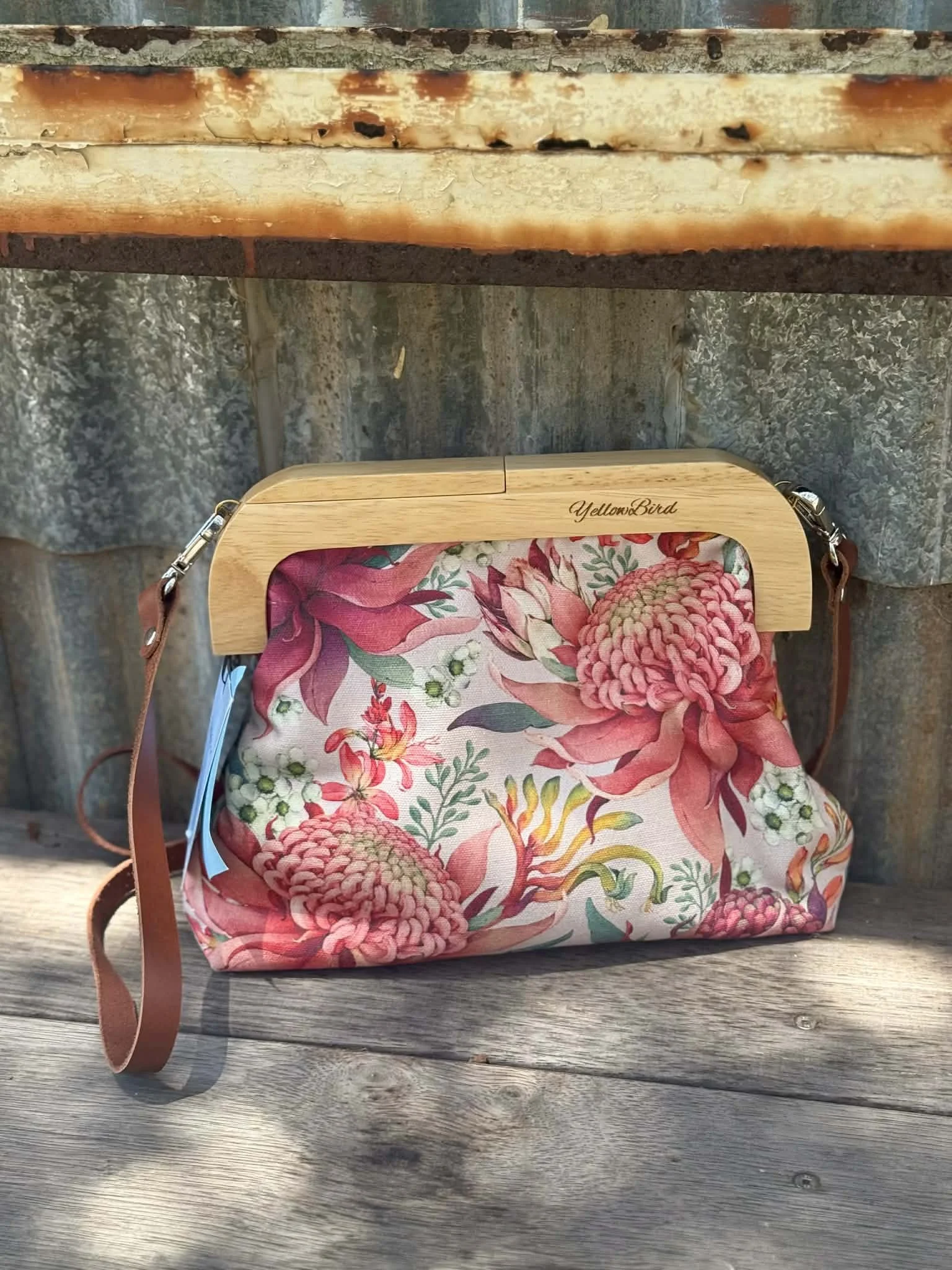 YellowBird Clutch - Australian Native Flowers