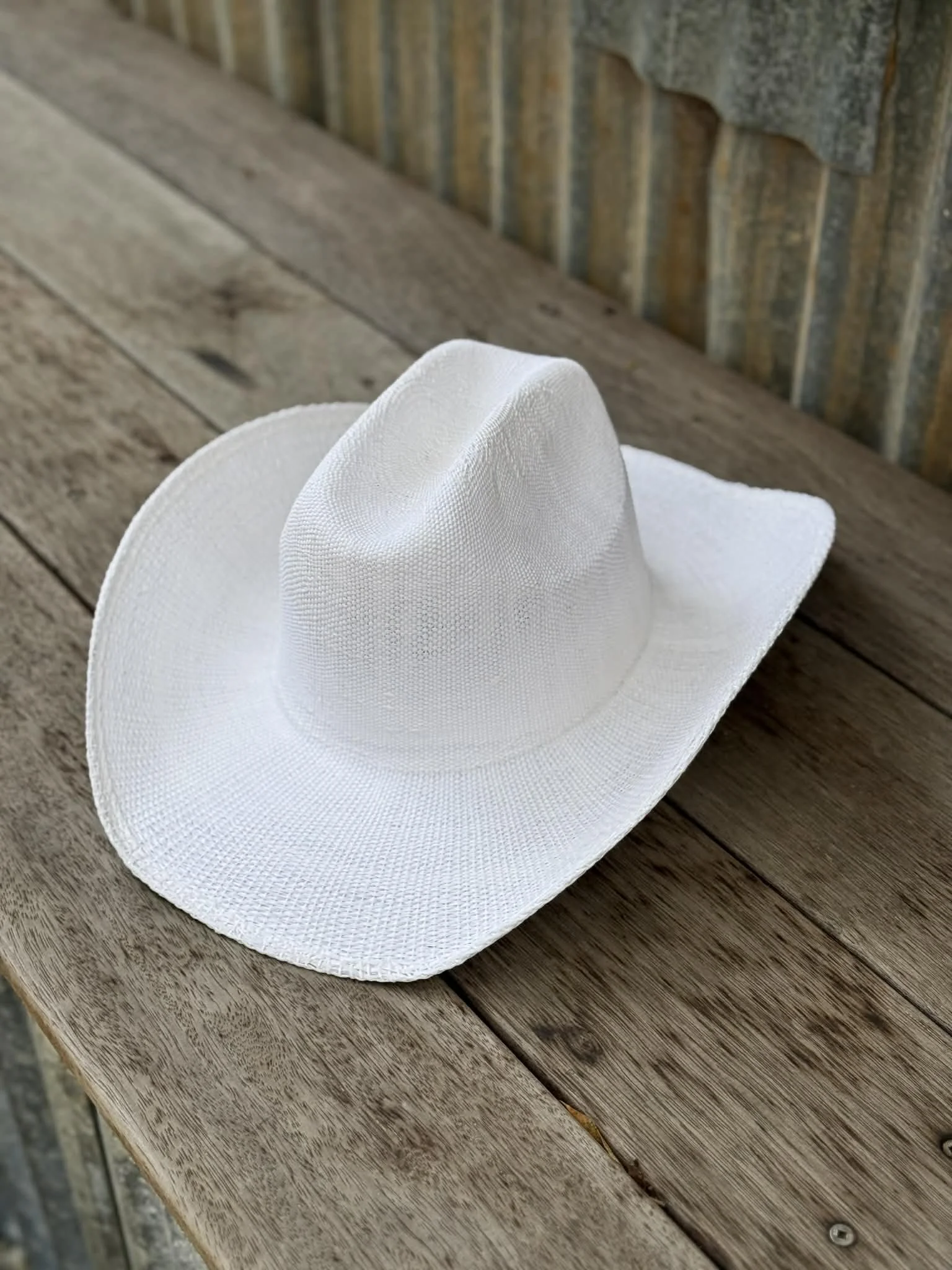 Addison Cowboy in White